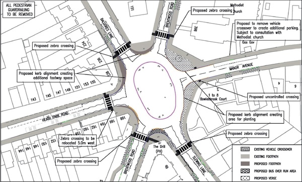 The photo for The Drill Roundabout Havering.