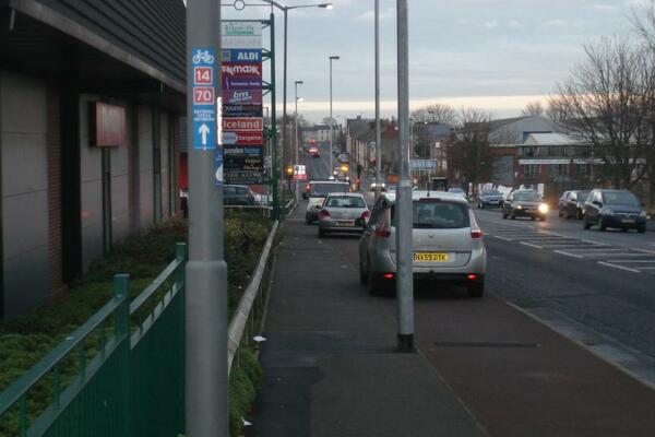 The photo for Carparking on Dragon Lane pavement.